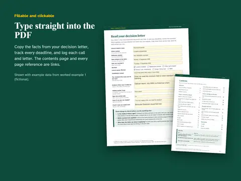 Product image: The fillable pages. Opens a larger view.